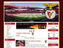 Tablet Screenshot of benfica-online.de